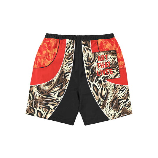 Perennial Art Windbreaker Shorts